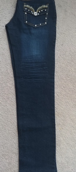 🌟Women stylish jeans with embellished back - Picture 8 of 8